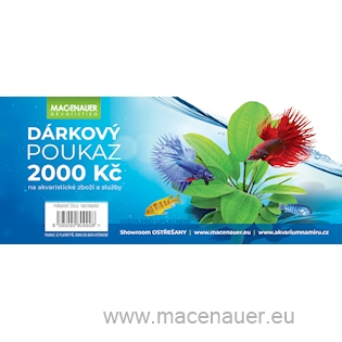 Dárkový poukaz 2000,- Kč