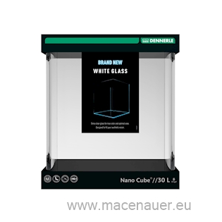 DENNERLE NANOCube white glass 30 L
