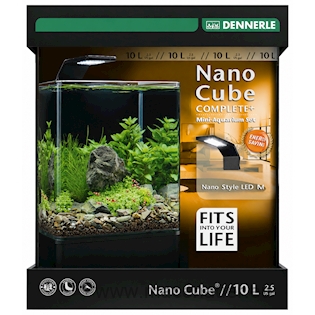 DENNERLE Akvárium Nano Cube Complete + Style LED 10l 