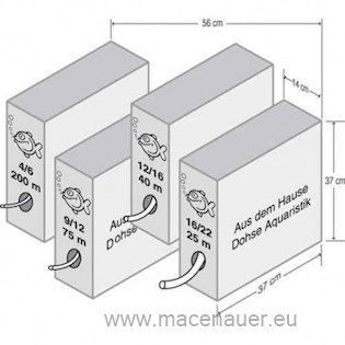 HOBBY Příslušenství Flexibilní hadice 9/12 mm, odvíjecí box 75 m