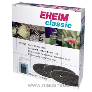 EHEIM Filtrační vata s aktivním uhlím pro filtr Eheim 2213 3 ks