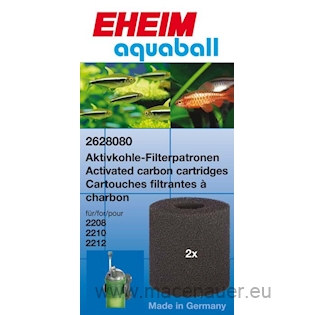 EHEIM Filtrační vložka s aktivním uhlím pro filtr Eheim 2208-12 2 ks