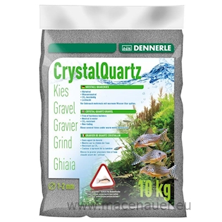 DENNERLE Písek Kristall-Quarzkies 10 kg, 1-2 mm, světle šedá