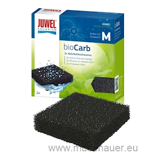 JUWEL Příslušenství Filtrační náplň s aktivním uhlím BioCarb M, 2 ks pro filtr 87050