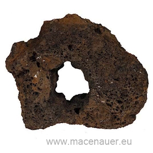 MACENAUER Láva-multi hole, děrovaná, 1 ks, 10 cm, 0,1-0,2 kg