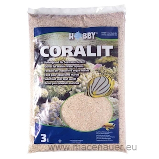 HOBBY Coralit korálový písek hrubý 5-10 mm, 3 l