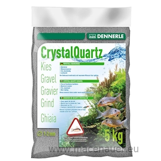 DENNERLE Písek Kristall-Quarzkies 5 kg, 1-2 mm, světle šedá