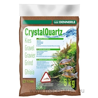 DENNERLE Písek Kristall-Quarzkies 5 kg, 1-2 mm, hnědá