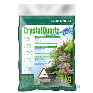 DENNERLE Písek Kristall-Quarzkies 5 kg, 1-2 mm, mechově zelená