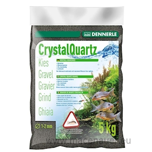 DENNERLE Písek Kristall-Quarzkies 5 kg, 1-2 mm, diamantově černá