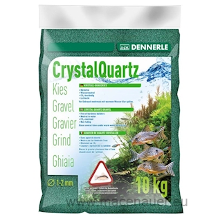 DENNERLE Písek Kristall-Quarzkies 10 kg, 1-2 mm, mechově zelená