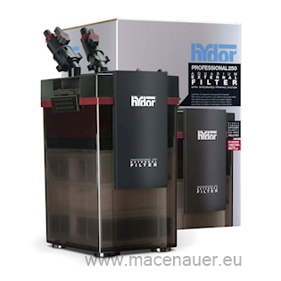 HYDOR Vnější filtr Professional 250, 840 l/h, pro akvária o objemu 140-250 l, s filtračními náplněmi