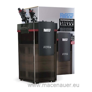 HYDOR Vnější filtr Professional 350, 1 050 l/h, pro akvária o objemu 220-350 l, s filtračními náplněmi