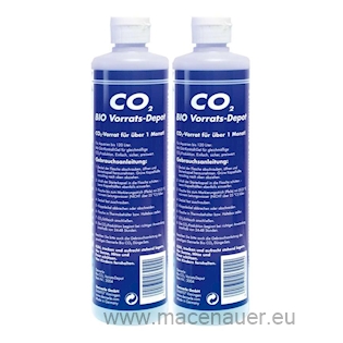 DENNERLE Zásobovací láhev BIO CO2 s kontrolním gelem, dvojité balení