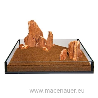 MACENAUER Kámen Versteinertes Holz M (Zkamenělé dřevo), 2,3-2,7 kg