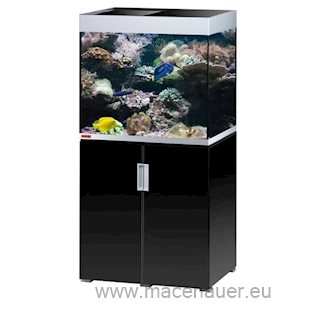EHEIM akvárium INCPIRIA 200 se skřínkou a osvětlením, mořská, černá/stříbrná, 200 l