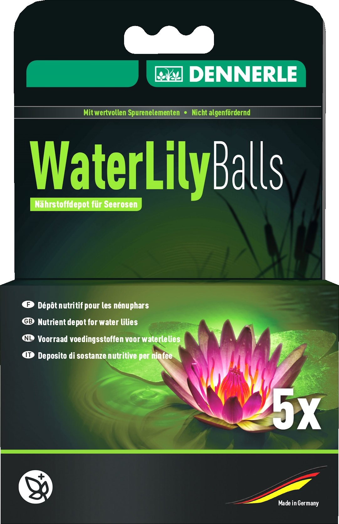 DENNERLE Hnojící kuličky WaterLilyBalls, 5 ks