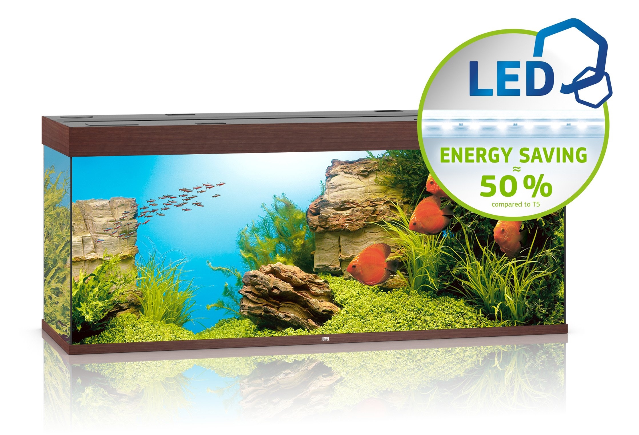 JUWEL akvarijní set Rio 450 LED, tmavě hnědá, 450 l