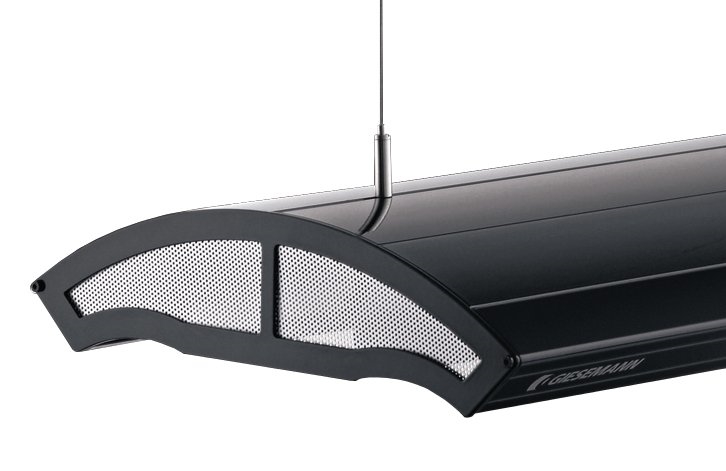 GIESEMANN Osvětlení Infiniti HQI 2x150 W, T5 2x80 W, 1500 mm, černá