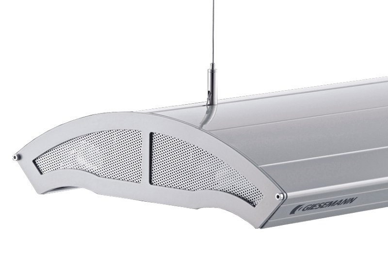 GIESEMANN Osvětlení Infiniti HQI 2x150 W, T5 2x80 W, 1500 mm, stříbrná