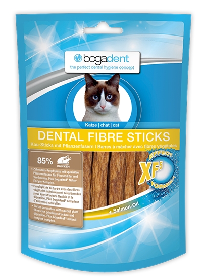 BOGAR bogadent DENTAL FIBRE STICKS, kočka, 50 g