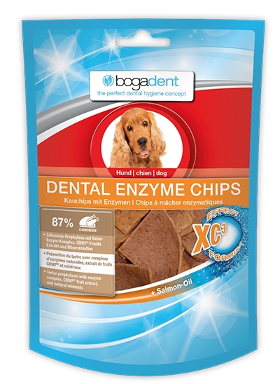 BOGAR bogadent DENTAL ENZYME CHIPS, pes, 40 g