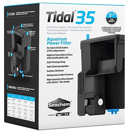 SEACHEM Vnější filtr TIDAL 35, 500 l/h 