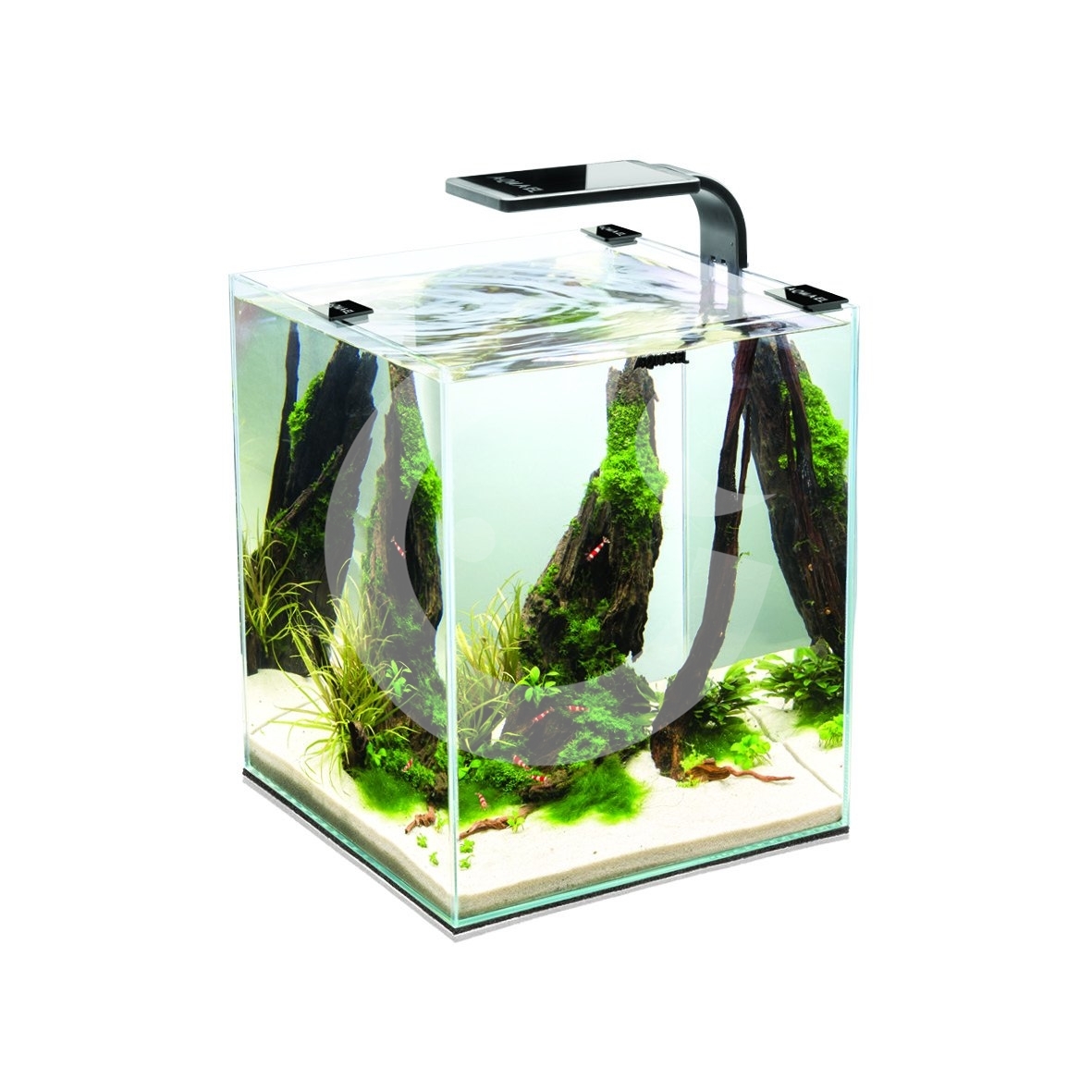 AQUAEL Shrimp Smart akvarijní set, černá, 20 l
