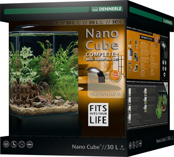DENNERLE Akvárium Nano Cube Complete+ Style LED 30l 