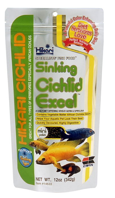 HIKARI Krmivo Sinking Cichlid Excel Mini 342 g