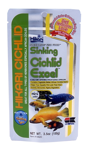 HIKARI Krmivo Sinking Cichlid Excel Mini 100 g