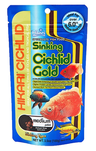 HIKARI Krmivo Cichlid Gold Sinking Medium 100 g