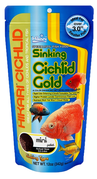 HIKARI Krmivo Cichlid Gold Sinking Mini 342 g