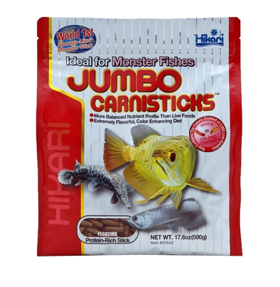 HIKARI Krmivo Jumbo Carnisticks 500 g 