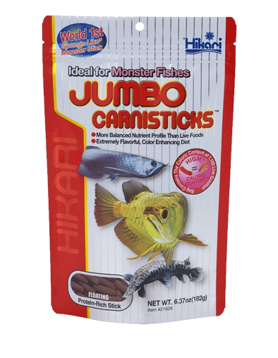 HIKARI Krmivo Jumbo Carnisticks 182 g