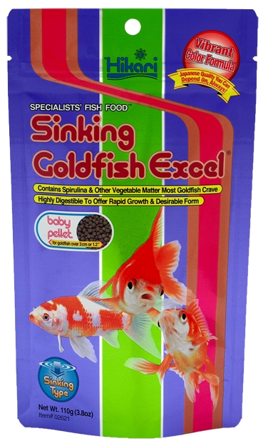 HIKARI Krmivo Sinking Goldfish Excel Baby 110 g
