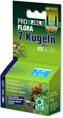 JBL Hnojivo PROFLORA Die 7 Kugeln, 7 kuliček hnojiva