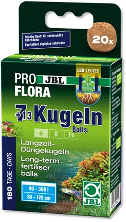 JBL Hnojivo PROFLORA Die 7 + 13 Kugeln, 20 kuliček 