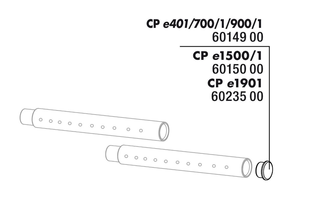 JBL CP e4/7/900/1,2 zátka na trubku s tryskou