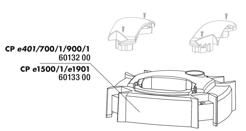 JBL CP e4/7/900/1,2 kryt hlavy čerpadla