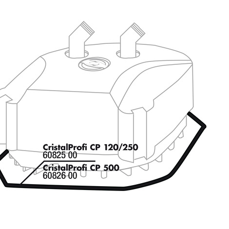 JBL CP 120/250 těsnění hlavy čerpadla