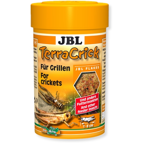 JBL Hlavní krmivo pro krmný hmyz TerraCrick, 100 ml