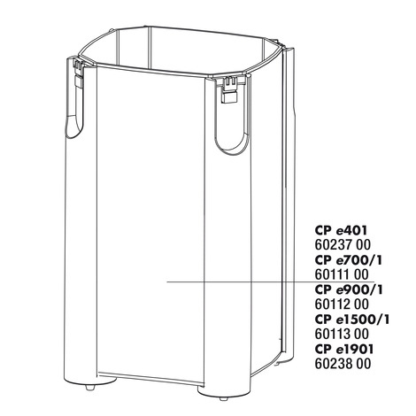 JBL CP e1901,2 filtrační nádrž s podstavcem