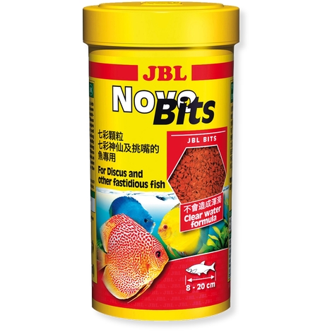 JBL Prémiové hlavní krmivo pro náročné akvarijní ryby NovoBits, 1l