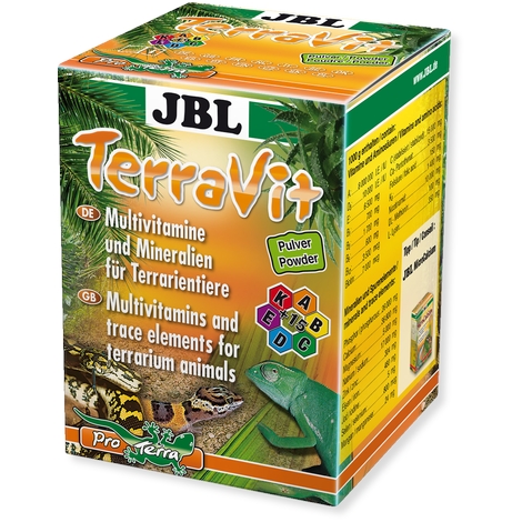 JBL Vitamíny a stopové prvky TerraVit, 100 g