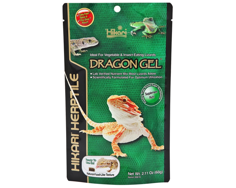 HIKARI Výživné krmivo DragonGel, 60 g