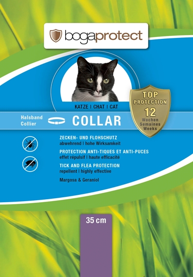 BOGAR bogacare ANTI-PARASIT COLLAR, kočka, 35 cm