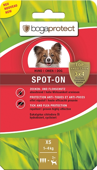 BOGAR Antiparazitikum pro psy bogaprotect SPOT-ON dog XS