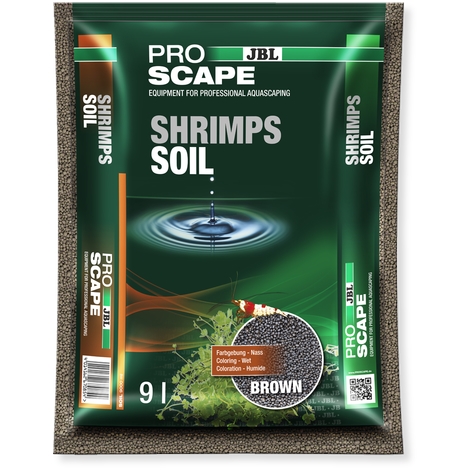 JBL Hnědý substrát ProScape Shrimps Soil Brown, 9 l