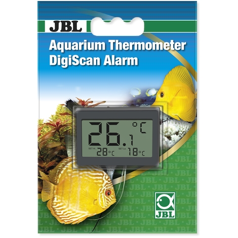JBL Digitální teploměr na stěnu akvária Aquarium Thermometer DigiScan Alarm